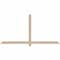 Ekena Millwork Eugene Smooth Timber Gable Bracket, Douglas Fir, 84"W x 42"H x 1 1/2"D x 3 1/2"F, 12/12 Pitch GBW084X42X0204EUG00SDF - alternate 1